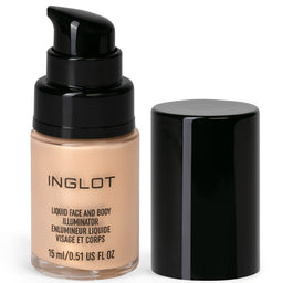 Inglot Liquid Face & Body Illuminator rozświetlacz do twarzy i ciała w płynie 69 15ml
