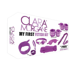 CLARA MORGANE My First Fetish Kit zestaw BDSM do zabaw Fioletowy