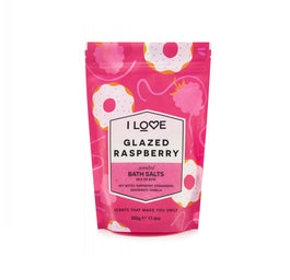 I Love Scented Bath Salts kojąco-relaksująca sól do kąpieli Glazed Raspberry 500g