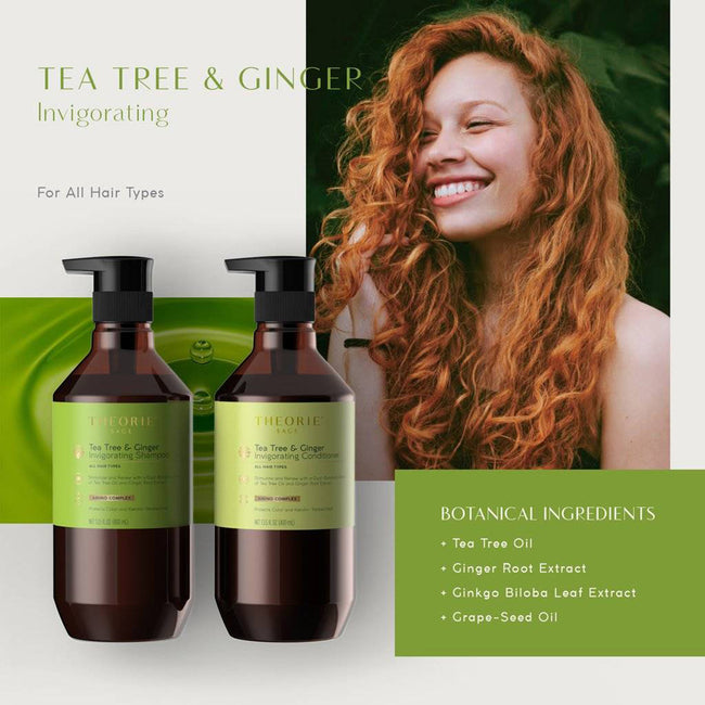 Theorie Sage Tea Tree & Ginger Invigorating Conditioner pobudzająca odżywka do wszystkich typów włosów 400ml