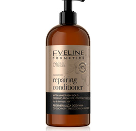 Eveline Cosmetics Organic Gold regenerująca odżywka do włosów suchych i zniszczonych 500ml