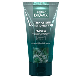 BIOVAX Glamour Ultra Green For Brunettes maska do włosów dla brunetek 150ml