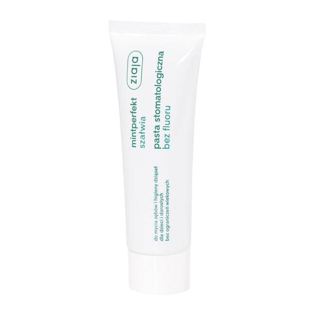 Ziaja Mintperfekt pasta stomatologiczna do zębów szałwiowa bez fluoru 75ml