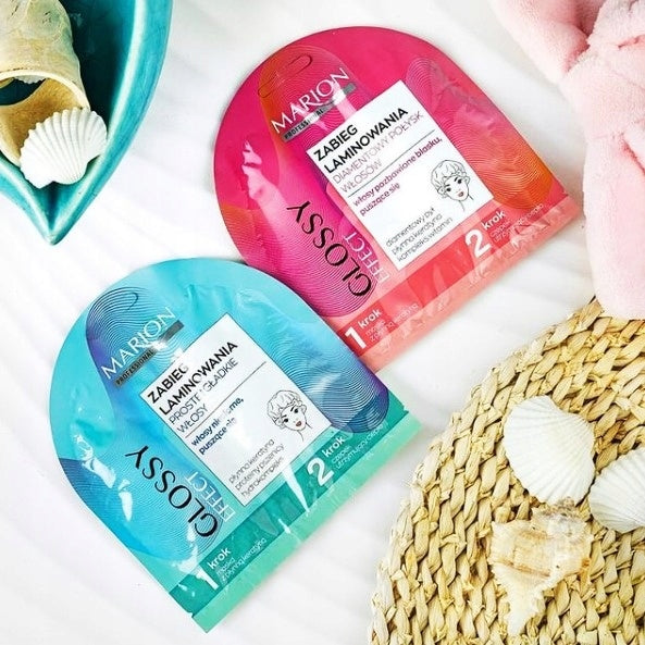 Marion Professional Glossy Effect profesjonalny zabieg laminowania Diamentowy połysk włosów 20ml