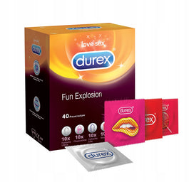 Durex Durex prezerwatywy Fun Explosion mix zestaw 40 szt