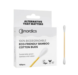 Nordics Bamboo Cotton Buds patyczki bambusowe White 100szt.