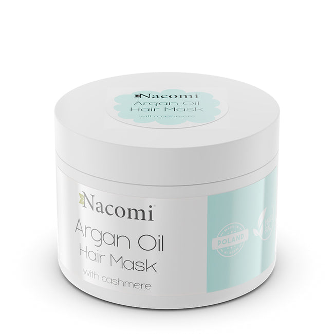 Nacomi Argan Oil Hair Mask maska do włosów z olejem arganowym i proteinami kaszmiru 200ml