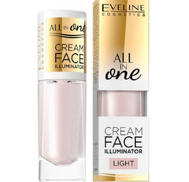 Eveline Cosmetics All In One Cream Face Illuminator kremowy rozświetlacz w płynie Light 8ml