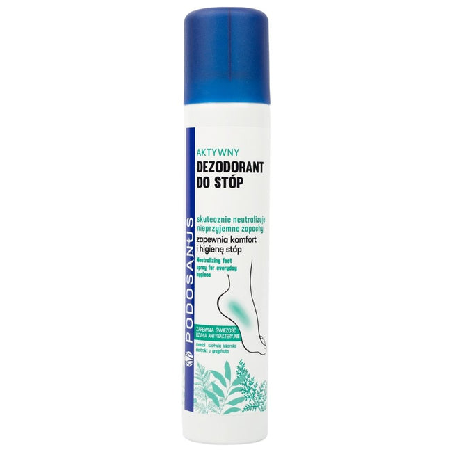 Podosanus Aktywny dezodorant do stóp neutralizujący nieprzyjemne zapachy 180ml