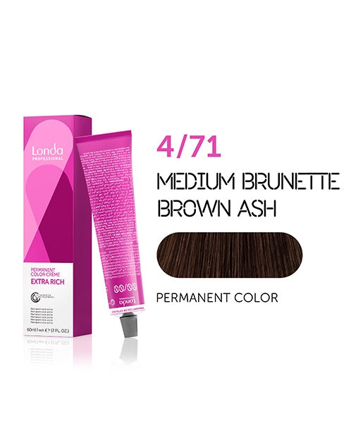Londa Professional Permanent Color Creme permanentna farba do włosów 4/71 60ml