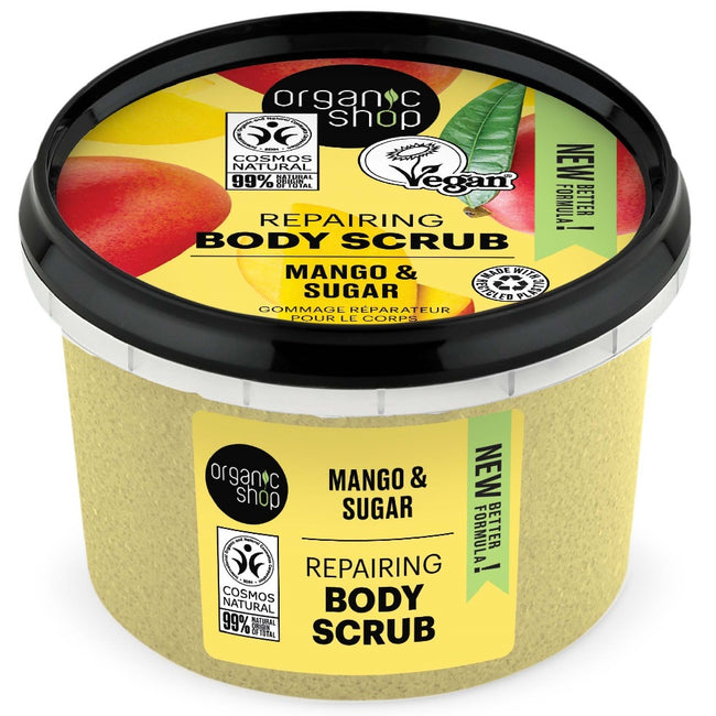 Organic Shop Kenyan Mango Body Scrub regenerujący peeling do ciała Mango & Sugar 250ml