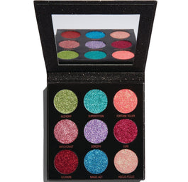 Makeup Revolution Pressed Glitter Palette paleta prasowanych brokatów Abracadabra 10.8g