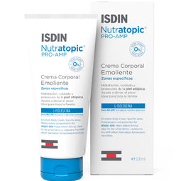 Isdin Nutratopic Pro-AMP Emollient Cream Atopic Skin zmiękczający krem do ciała dla skóry atopowej 200ml