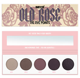 MIYO The Five Points Palette paleta cieni do powiek Old Rose 6.5g