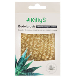 KillyS Body Brush szczotka do ciała z naturalnym włosiem z agawy