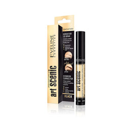 Eveline Cosmetics Art Scenic Eyebrow Corrector 3w1 korektor do brwi Black 10ml