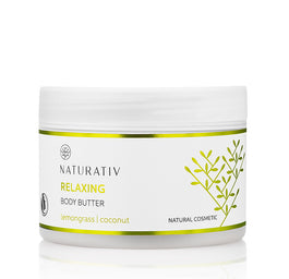 Naturativ Relaxing Body Butter relaksujące masło do ciała Trawa Cytrynowa & Kokos 250ml
