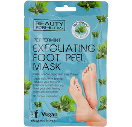 Beauty Formulas Exfoliating Foot Peel Mask złuszczająca maska do stóp Peppermint 1 para