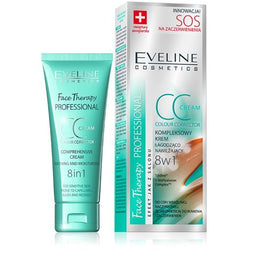 Eveline Cosmetics Face Therapy Professional CC Cream 8w1 kompleksowy krem łagodząco-nawilżający SPF15 30ml