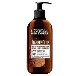 L'Oreal Paris Men Expert Barber Club 3in1 oczyszczający żel do mycia brody twarzy i włosów 200ml