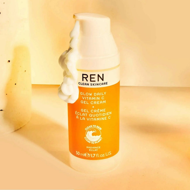 REN Glow Daily Vitamin C Gel Cream lekki krem nawilżający z witaminą C 50ml