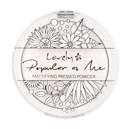 Lovely Popular As Me Mattifying Pressed Powder matujący puder do twarzy 9g