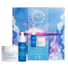 Lumene Nordic Hydra Magical Hydration zestaw Aqua Serum 30ml + Intense Hydration Moisturizer 50ml