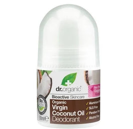 Dr.Organic Virgin Coconut Oil Deodorant delikatny dezodorant w kulce do skóry wrażliwej 50ml