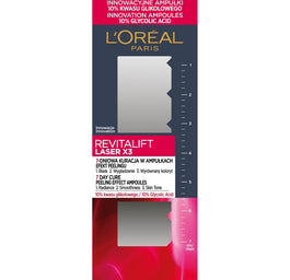 L'Oreal Paris Revitalift Laser X3 7-dniowa kuracja w ampułkach efekt peelingu 7x1.3ml