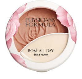 Physicians Formula Rose All Day Set & Glow puder rozświetlający Sunlit Glow 10.3g