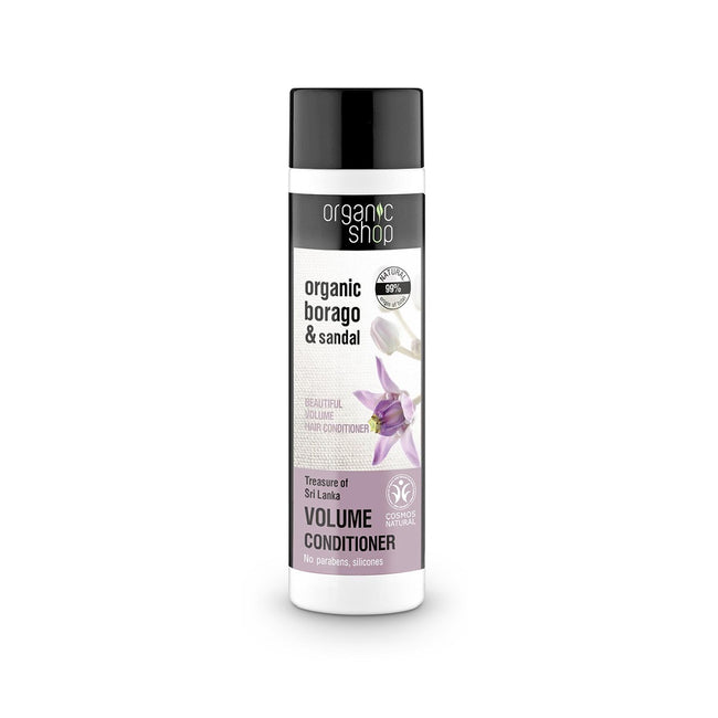 Organic Shop Treasure Of Sri Lanka Volume Conditioner odżywka do włosów zwiększająca objętość Borago & Sandal 280ml