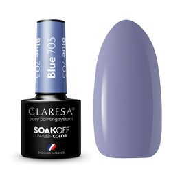 Claresa Soak Off UV/LED Blue lakier hybrydowy 703 5g