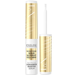 Eveline Cosmetics Multipeptydowe serum na porost rzęs i brwi 4ml