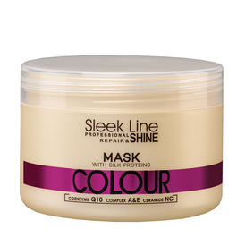 Stapiz Sleek Line Colour Mask maska z jedwabiem do włosów farbowanych 250ml