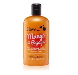 I Love Bath & Shower Creme krem pod prysznic i do kąpieli Mango & Papaya 500ml