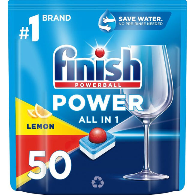 Finish Power All in 1 tabletki do zmywarki Lemon 50szt