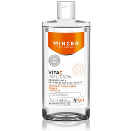 Mincer Pharma Vita C Infusion regenerujący płyn micelarny do twarzy No.611 250ml