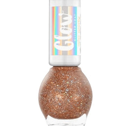 Miss Sporty Glow Glitter Coat lakier do paznokci 040 Golden Warmth 7ml