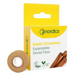 Nordics Expandable Dental Floss nić dentystyczna Egzotyczny Cynamon 30m