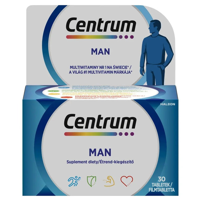 Centrum Man multiwitaminy dla mężczyzn suplement diety 30 tabletek