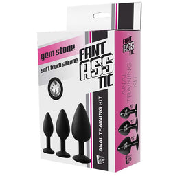 Dream Toys Fantasstic Anal Training Kit korek analny White Stone 3szt.