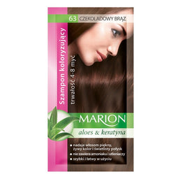 Marion Szampon koloryzujący 4-8 myć 63 Czekoladowy Brąz 40ml