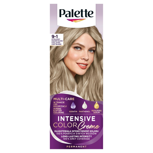 Palette Intensive Color Creme koloryzujący krem do włosów 9-1 Ultrajasny Chłody Blond