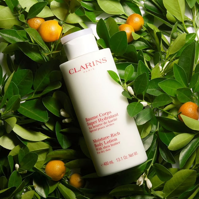 Clarins Moisture-Rich Body Lotion intensywnie nawilżający balsam do ciała z masłem shea 400ml