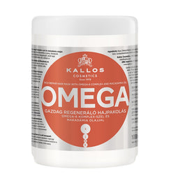 Kallos KJMN Omega Rich Repair Hair Mask regenerująca maska z kompleksem omega-6 i olejem makadamia 1000ml