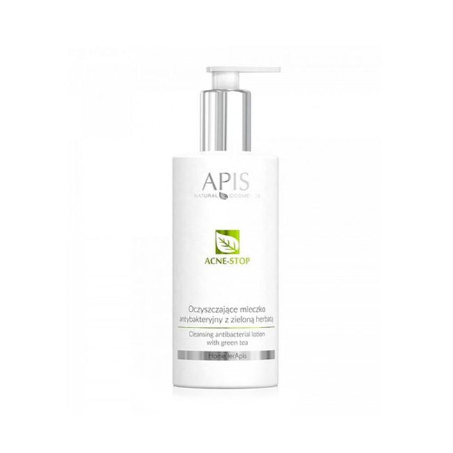 APIS Acne-Stop oczyszczające mleczko antybakteryjne z zieloną herbatą 300ml