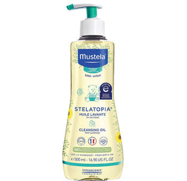 Mustela Stelatopia Cleansing Oil olejek do mycia dla dzieci i niemowląt od 1 dnia życia 500ml