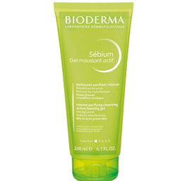 Bioderma Sebium Gel Moussant Actif aktywny żel oczyszczający do skóry tłustej i skłonnej do trądziku 200ml