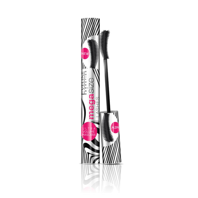 Eveline Cosmetics Mega Size Lashes Mascara pogrubiająco-wydłużający tusz do rzęs 10ml