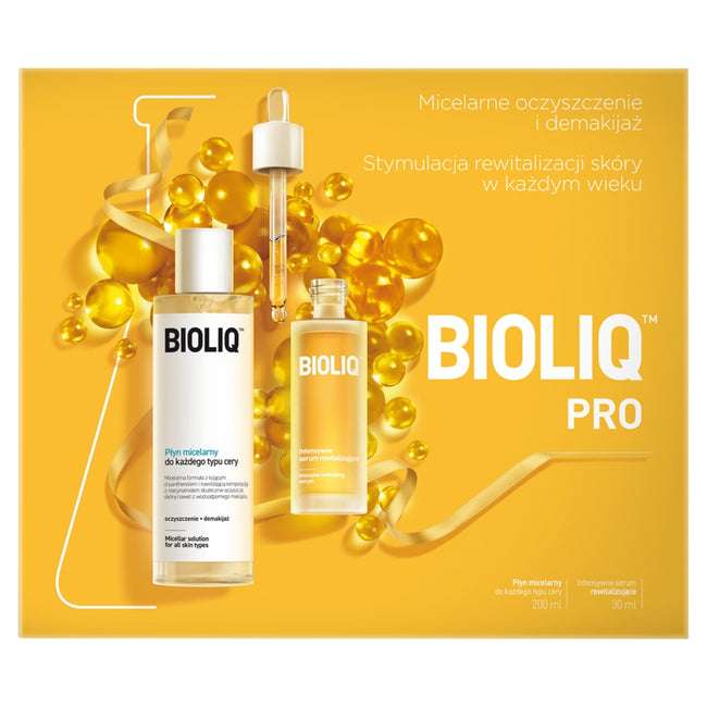 BIOLIQ Pro zestaw intensywne serum rewitalizujące 30ml + płyn micelarny do każdego typu cery 200ml